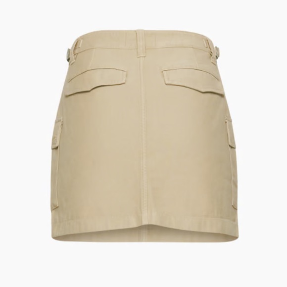 aritzia TNA beige supply cargo mini skirt - Picture 2 of 6